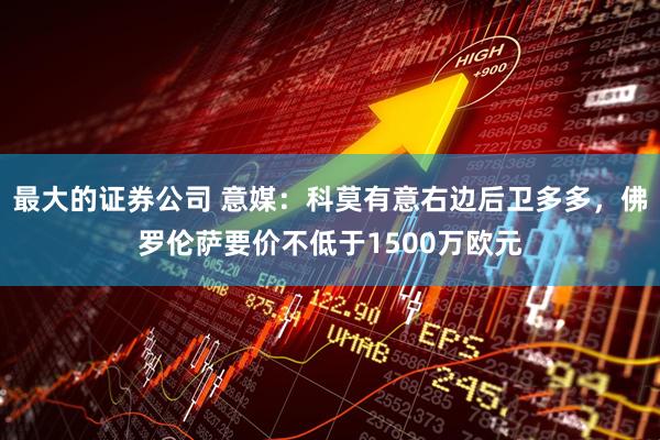 最大的证券公司 意媒：科莫有意右边后卫多多，佛罗伦萨要价不低于1500万欧元